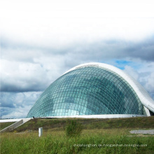 Langspanner Weltraumrahmen gebogene Dach Traverses Artium Skylight Glass Dach Dome Struktur